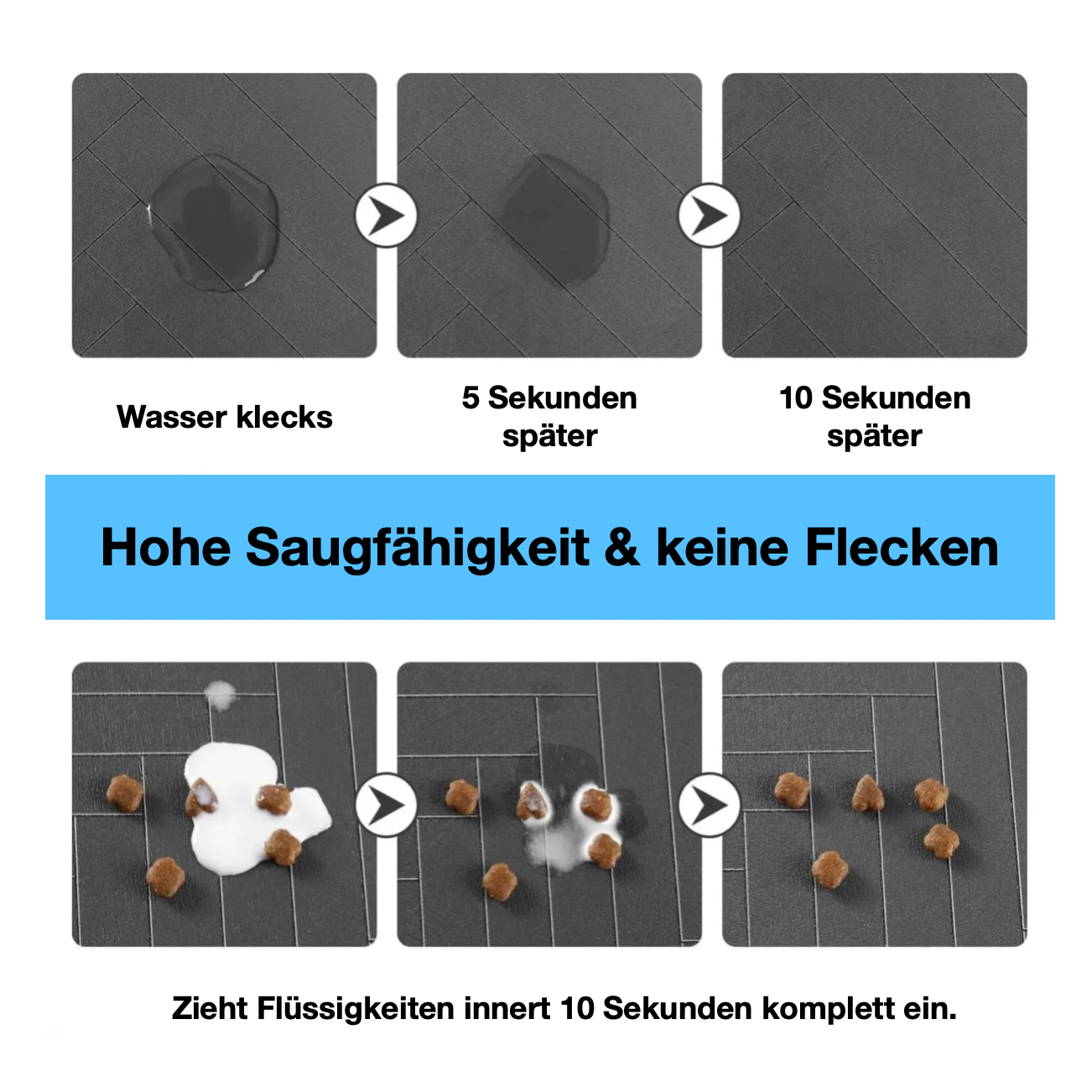 Futtermatte mit Pfote