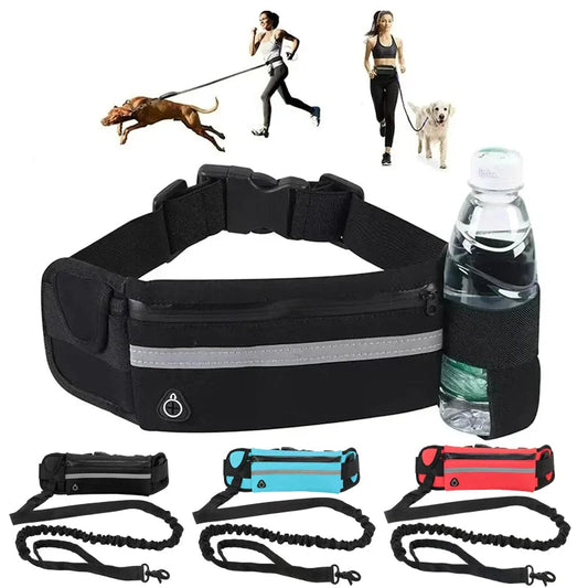 Hunde-Laufgurt mit Hüfttasche