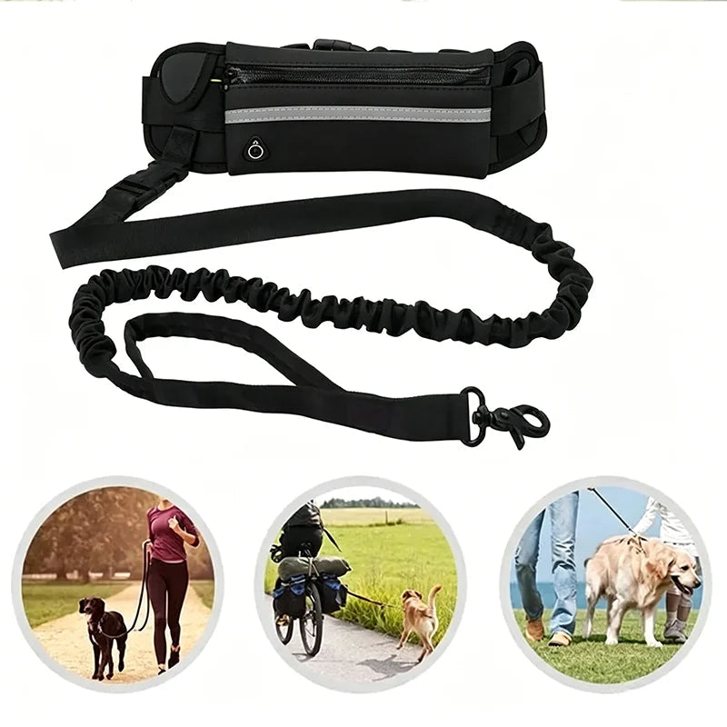 Hunde-Laufgurt mit Hüfttasche