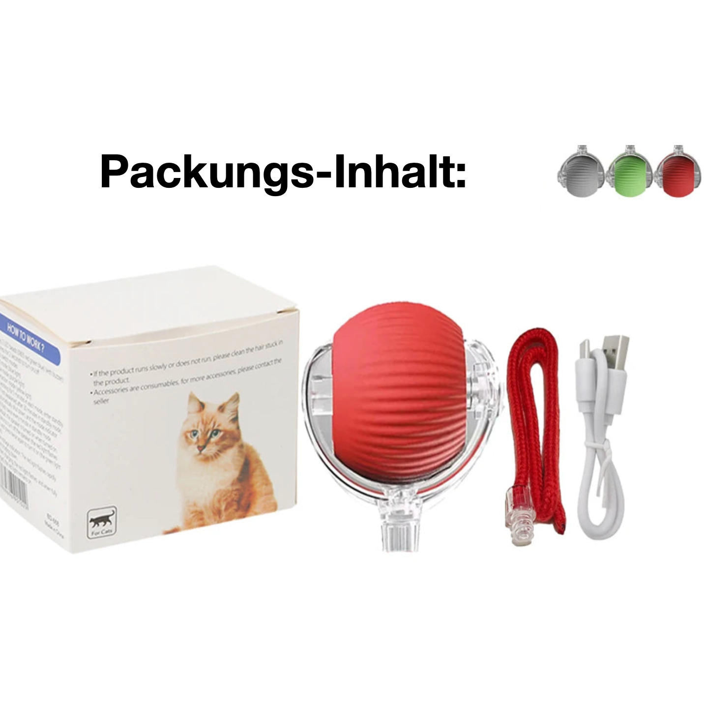 Interaktiver Ball mit Seil