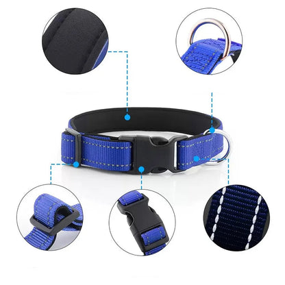 Reflektierendes Halsband mit Neopren