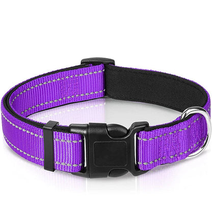 Reflektierendes Halsband mit Neopren