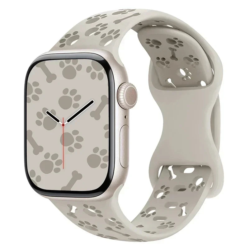 Silikon Pfote & Knoche für Apple Watch