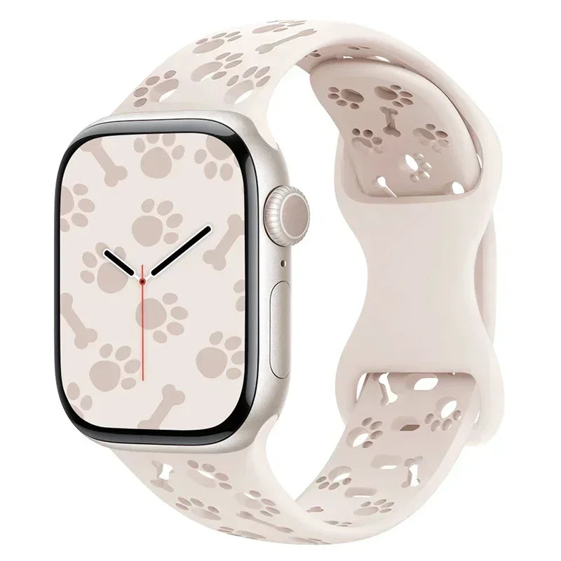 Silikon Pfote & Knoche für Apple Watch