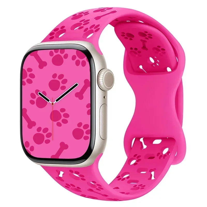 Silikon Pfote & Knoche für Apple Watch