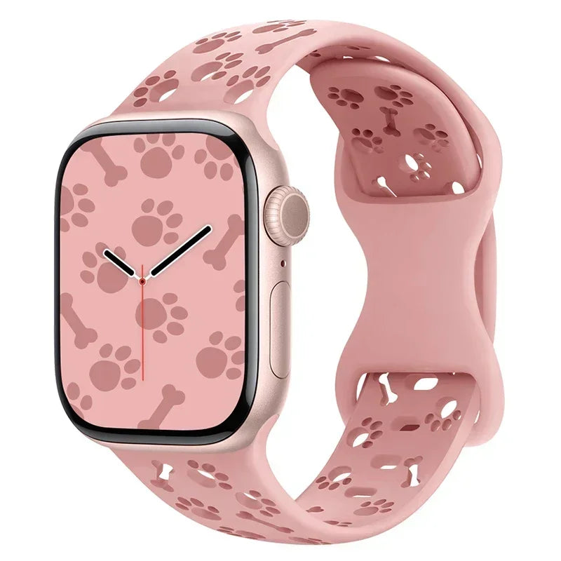 Silikon Pfote & Knoche für Apple Watch