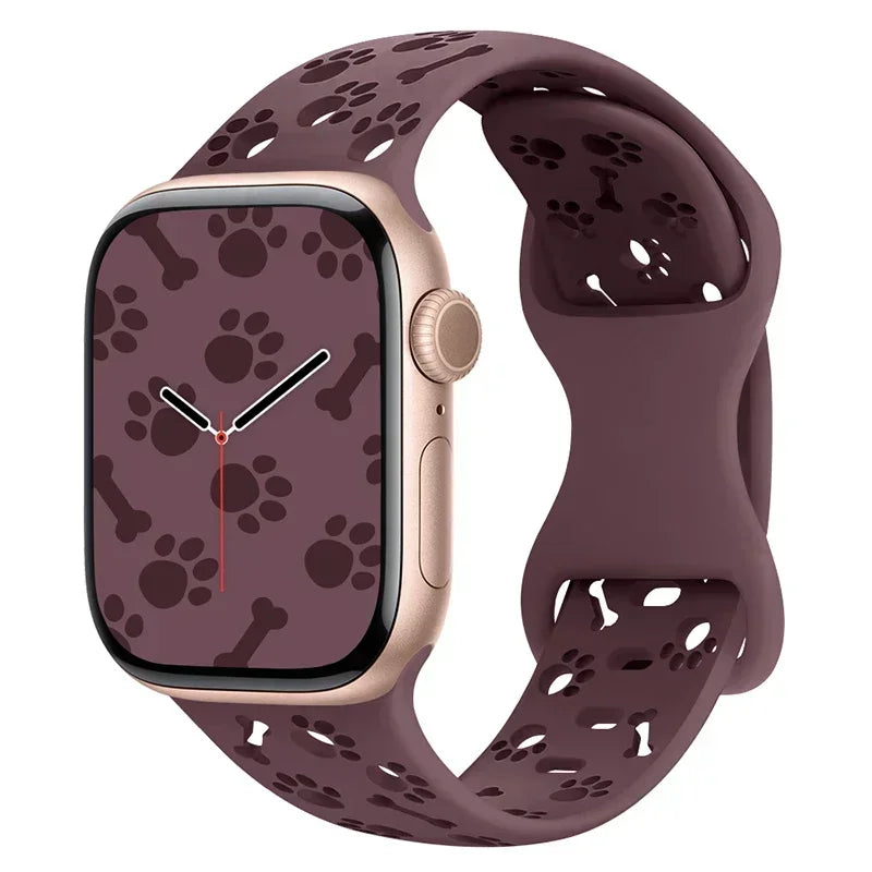 Silikon Pfote & Knoche für Apple Watch