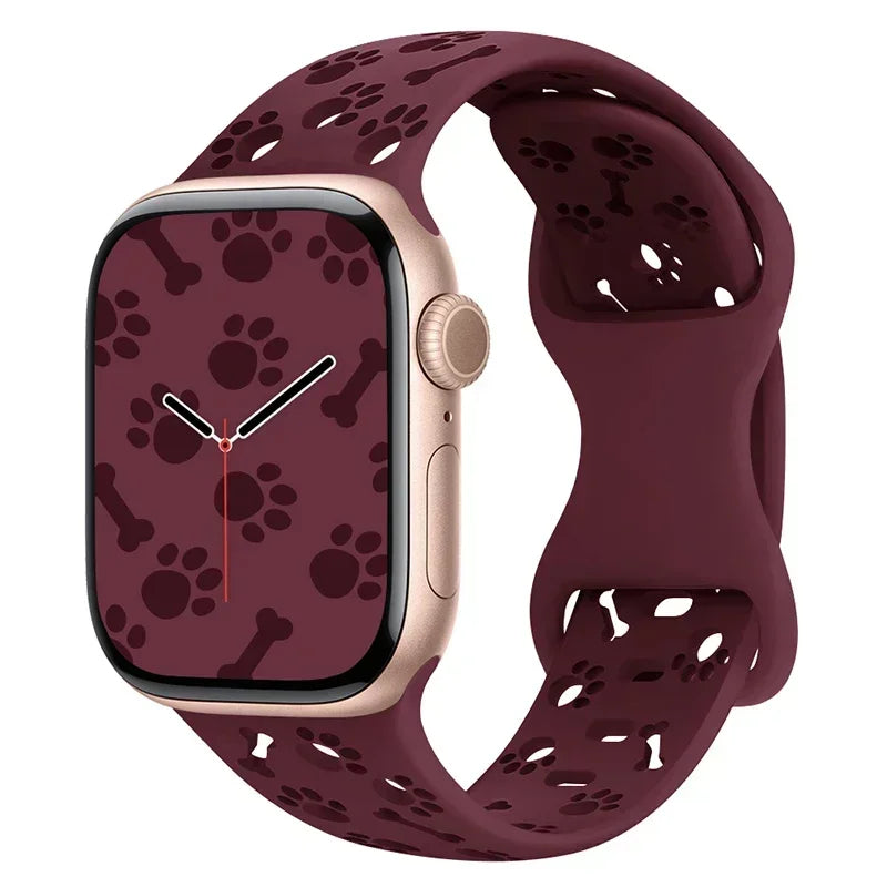 Silikon Pfote & Knoche für Apple Watch
