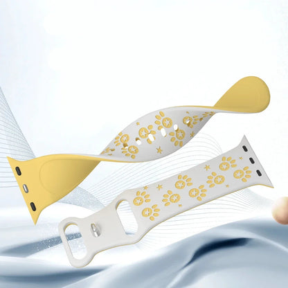 Silikon Pfote & Stern für Apple Watch