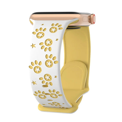 Silikon Pfote & Stern für Apple Watch