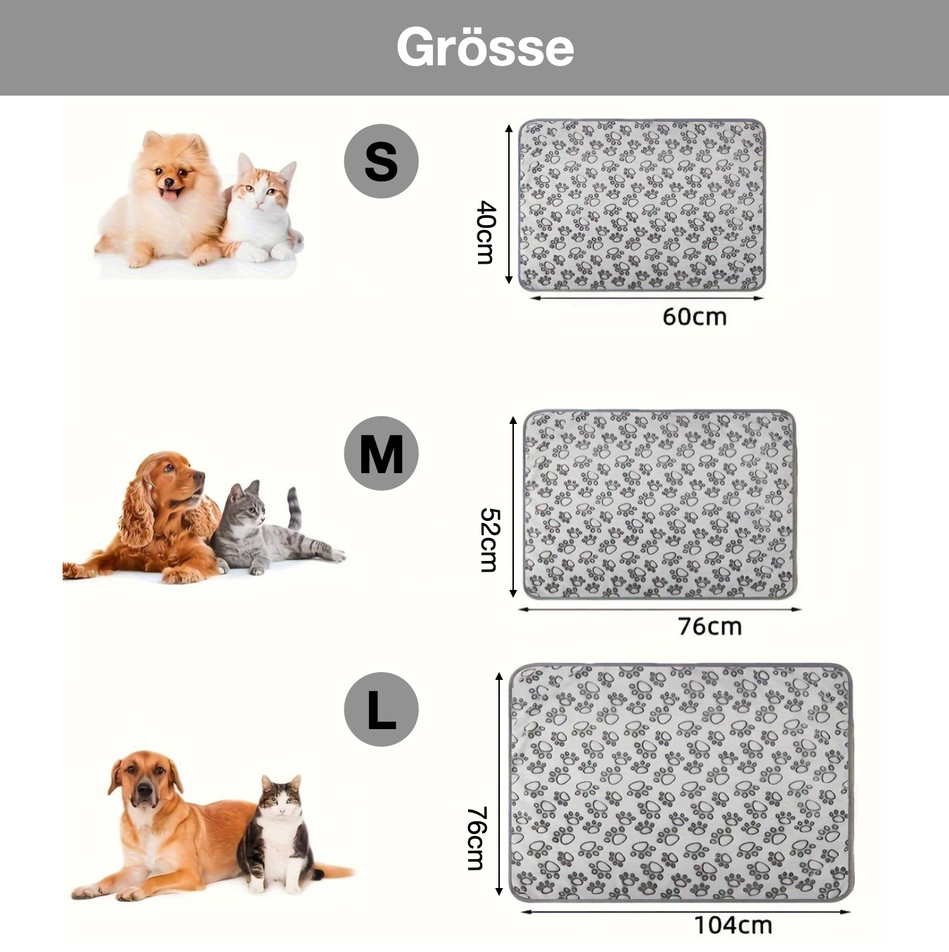 Soft Fluffy Decke S-L