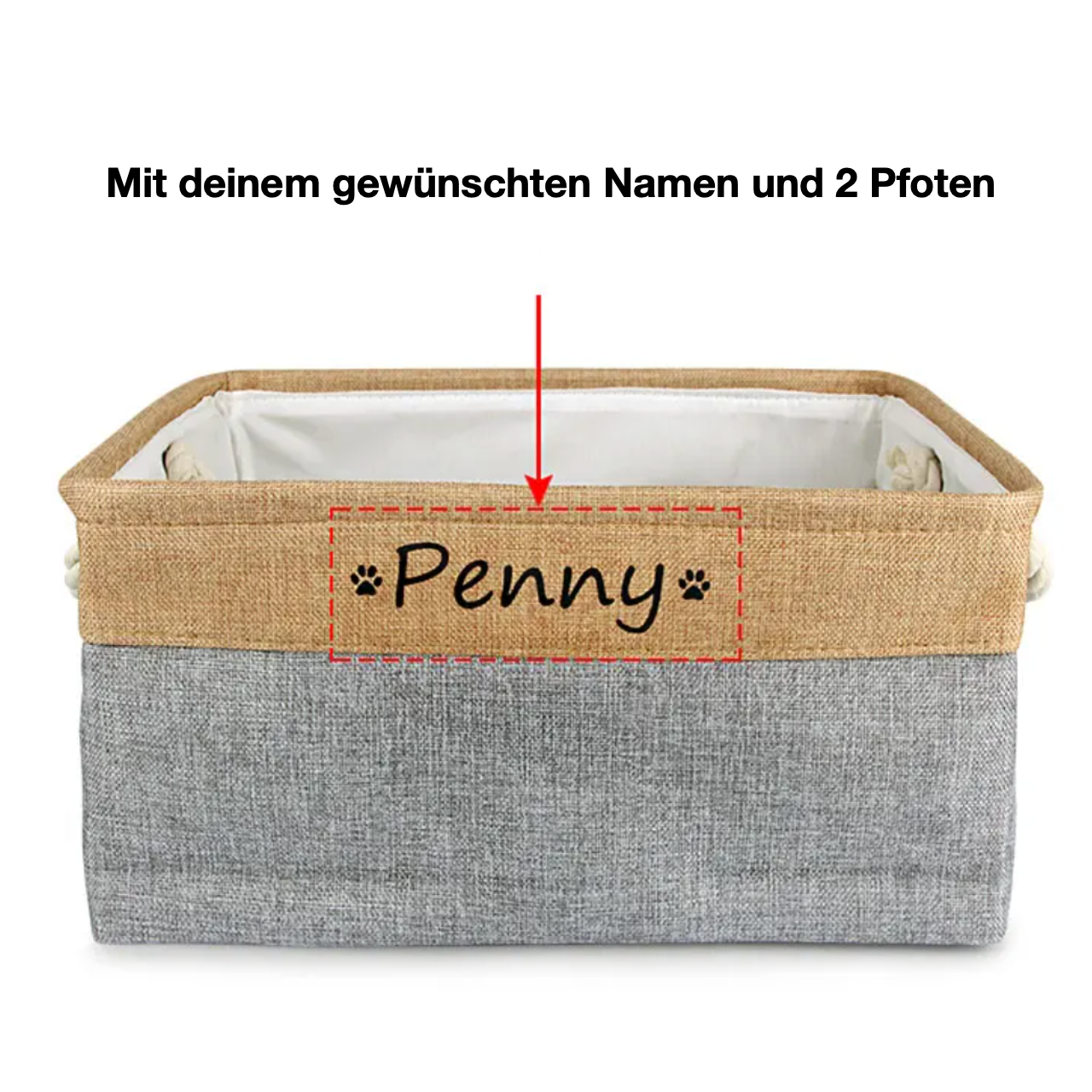 Spielzeug-Kiste Personalisiert S/L