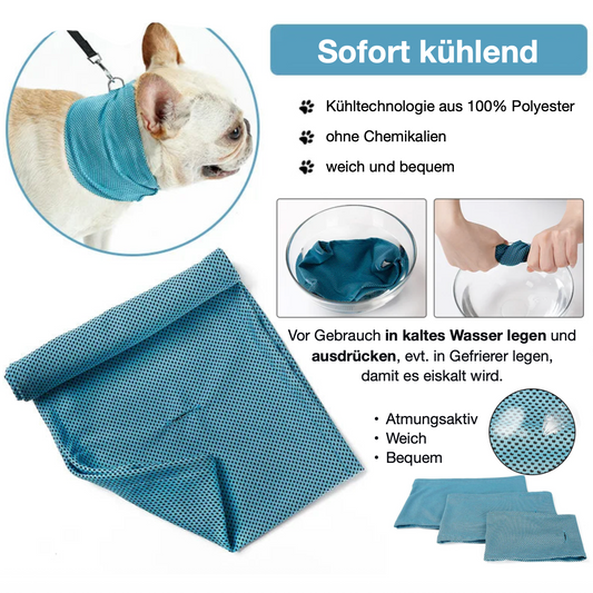 Atmungsaktiver, kühlender Hundeschal S-L